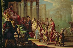 Solomon and the Queen of Sheba, or Esther before Ahasuerus, 1624